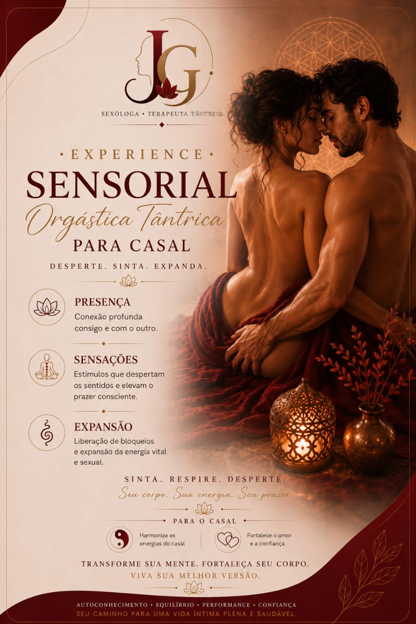 Casal em ambiente acolhedor, representando a experiência sensorial a dois